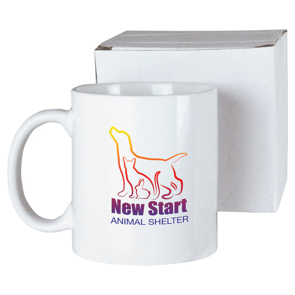 White Sublimatable Ceramic Mug