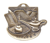 Lamp of Knowledge 2" Star Blast Medal