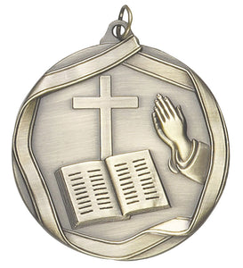 Church / Christian / Religious 2 1/4" Die Cast Medal