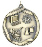 Science 2 1/4" Die Cast Medal