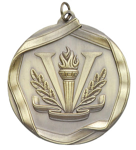 Victory / Physical Education 2 1/4" Die Cast Medal