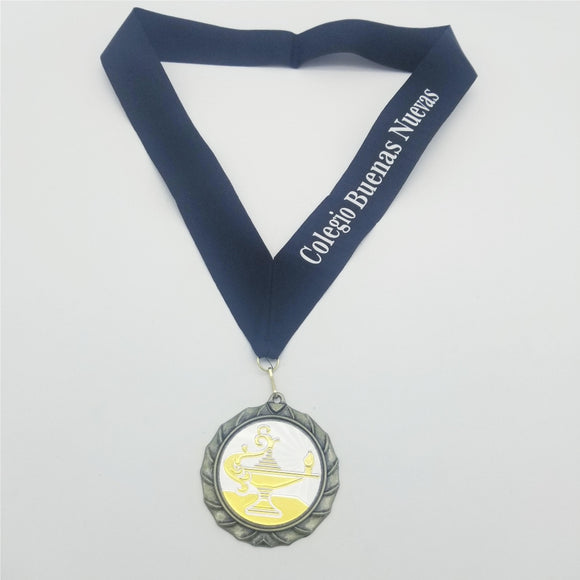 Insert Medal with Engraved Ribbon
