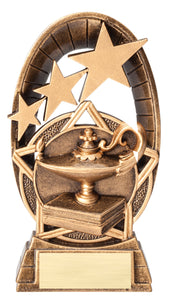 Radiant Stars Lamp of Knowledge Resin
