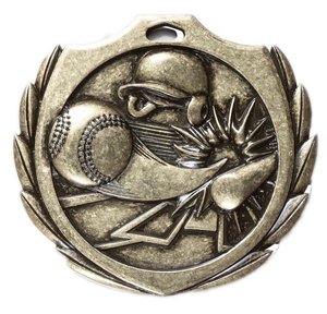 Baseball 2 1/4" Burst Medal