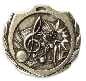Music 2 1/4" Burst Medal